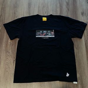 Fxxking Rabbit black No Smooking Tee